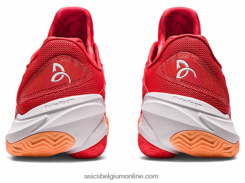 baan ff 3 novak klei V6HXR274 vurig rood/wit Asics
