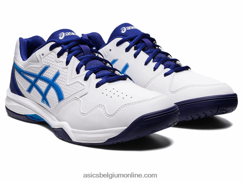 gel-dedicate 7 V6HXR21148 wit/elektrisch blauw Asics