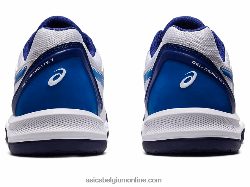 gel-dedicate 7 V6HXR21148 wit/elektrisch blauw Asics