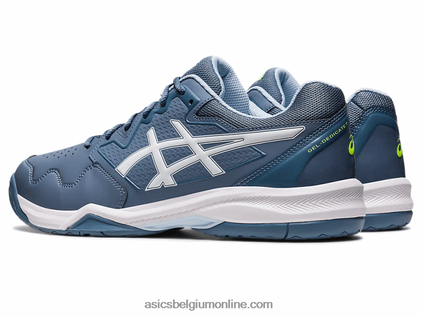 gel-dedicate 7 V6HXR2412 staalblauw/wit Asics