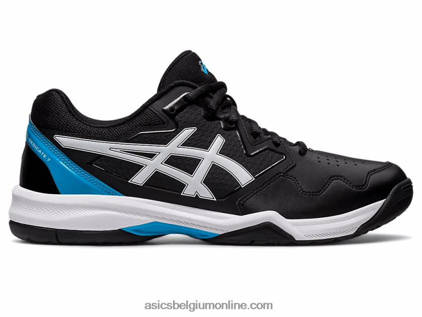 gel-dedicate 7 V6HXR2433 zwart/eilandblauw Asics