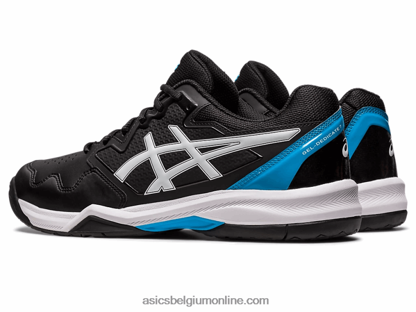 gel-dedicate 7 V6HXR2433 zwart/eilandblauw Asics