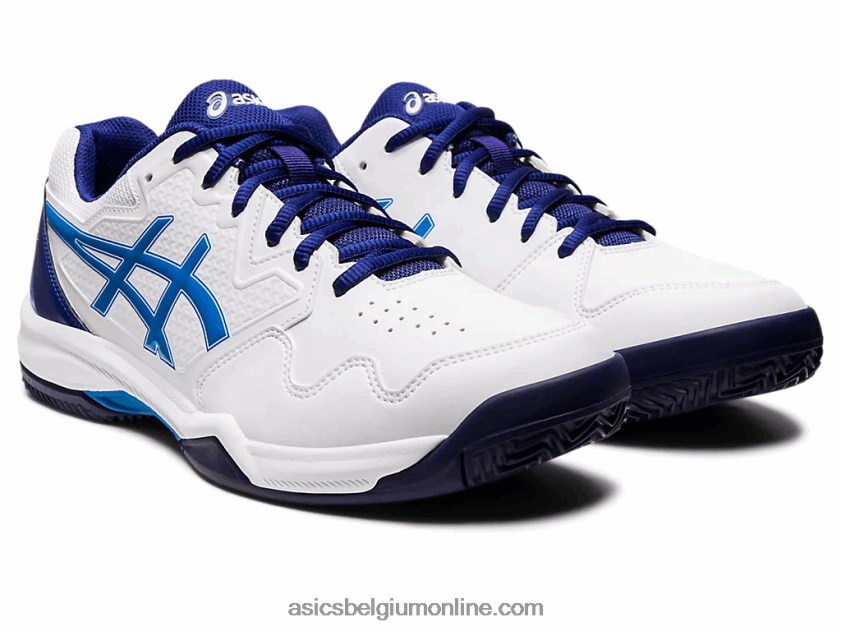 gel-dedicate 7 klei V6HXR21147 wit/elektrisch blauw Asics
