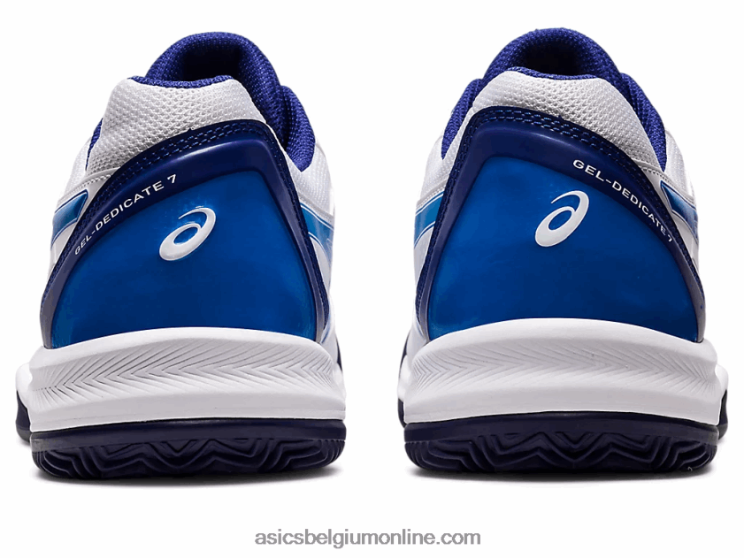 gel-dedicate 7 klei V6HXR21147 wit/elektrisch blauw Asics