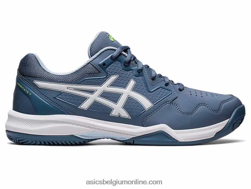 gel-dedicate 7 klei V6HXR2483 staalblauw/wit Asics