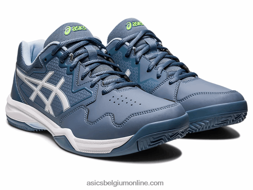 gel-dedicate 7 klei V6HXR2483 staalblauw/wit Asics
