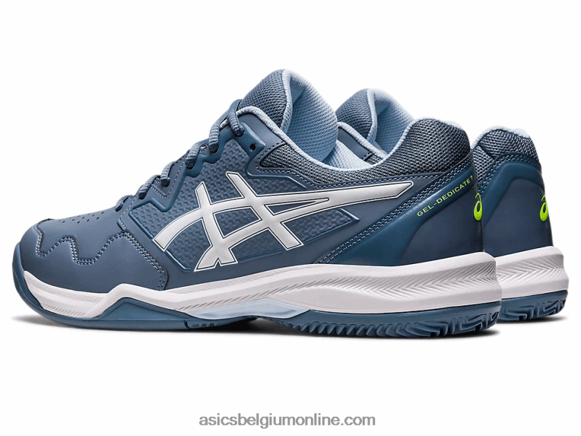 gel-dedicate 7 klei V6HXR2483 staalblauw/wit Asics