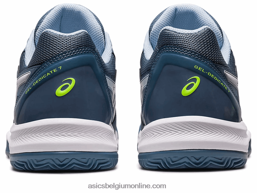 gel-dedicate 7 klei V6HXR2483 staalblauw/wit Asics