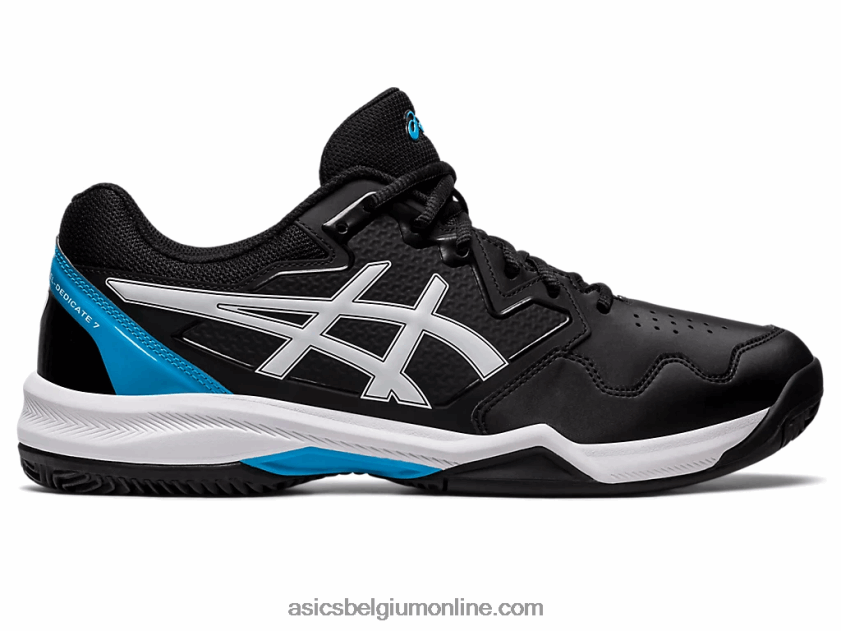 gel-dedicate 7 klei V6HXR2494 zwart/eilandblauw Asics
