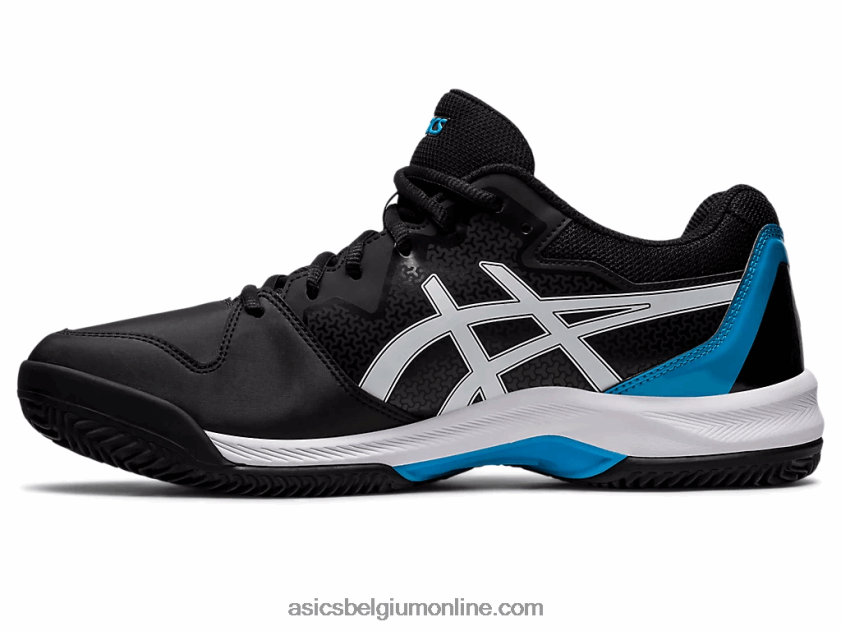 gel-dedicate 7 klei V6HXR2494 zwart/eilandblauw Asics