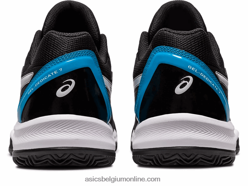 gel-dedicate 7 klei V6HXR2494 zwart/eilandblauw Asics