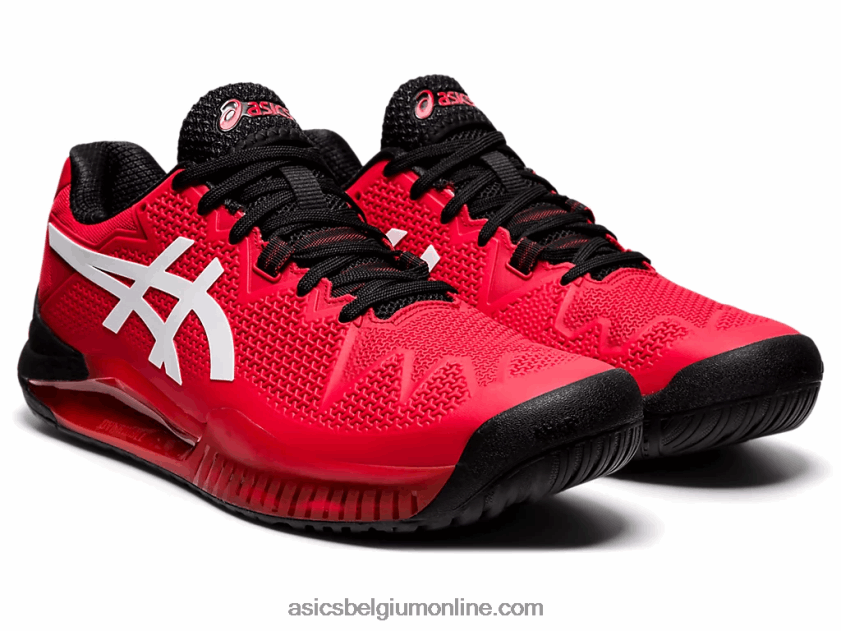 gel-resolutie 8 V6HXR21747 elektrisch rood/wit Asics