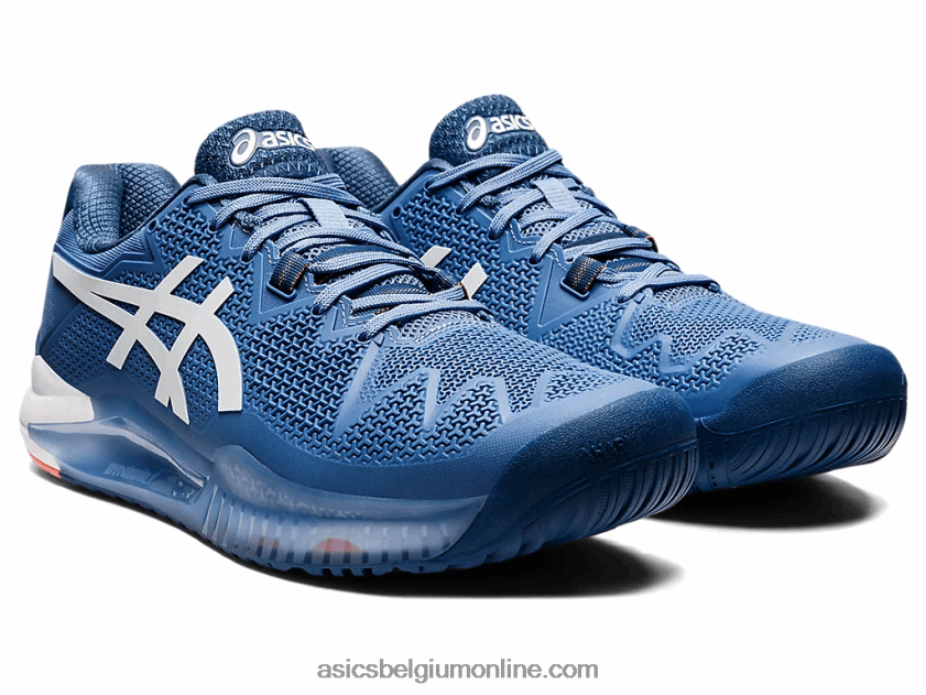 gel-resolutie 8 breed V6HXR21464 blauw harmonie/wit Asics