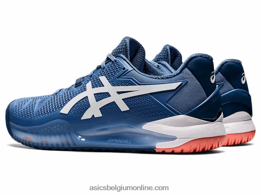 gel-resolutie 8 breed V6HXR21464 blauw harmonie/wit Asics