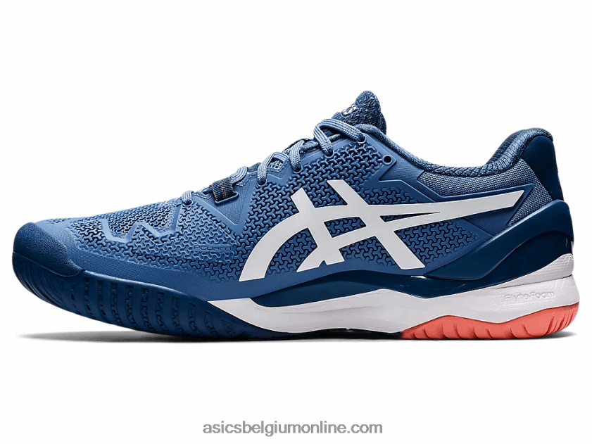 gel-resolutie 8 breed V6HXR21464 blauw harmonie/wit Asics