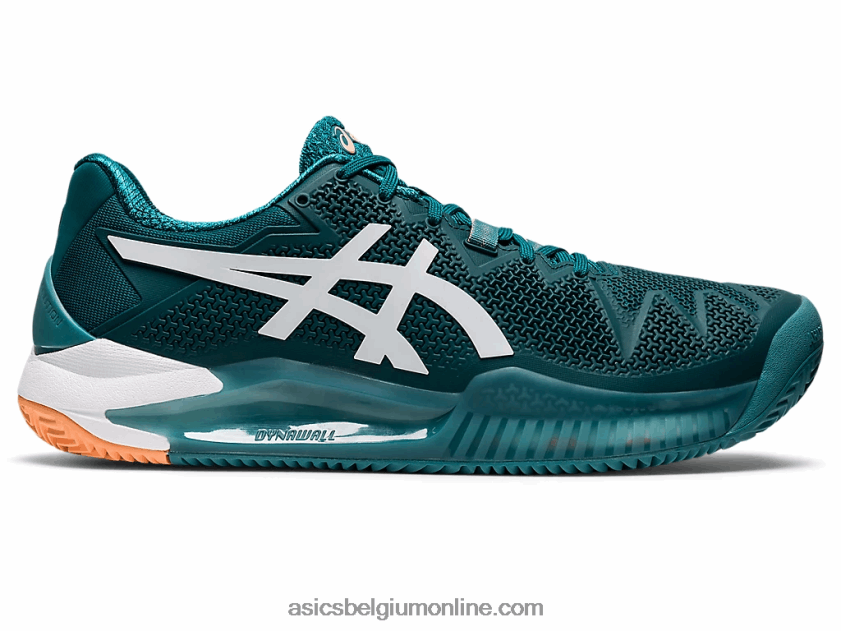 gel-resolutie 8 klei V6HXR21224 fluweel grenen/wit Asics