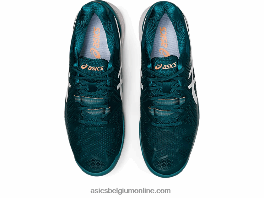 gel-resolutie 8 klei V6HXR21224 fluweel grenen/wit Asics
