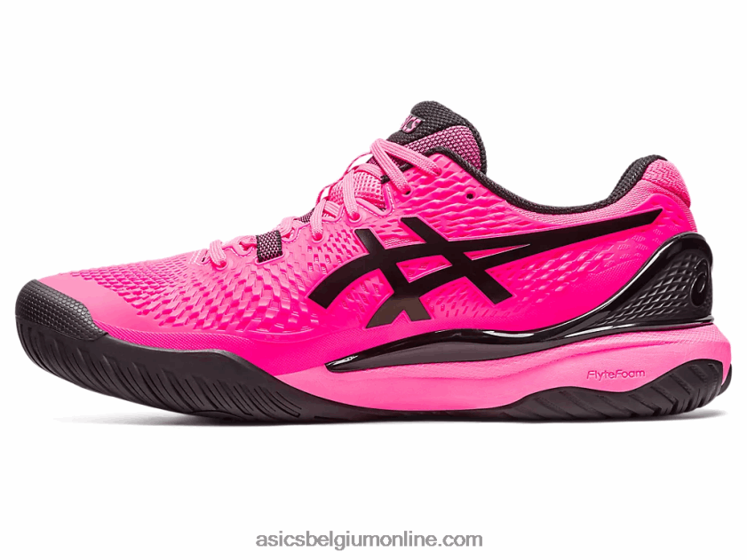 gel-resolutie 9 V6HXR245 felroze/zwart Asics