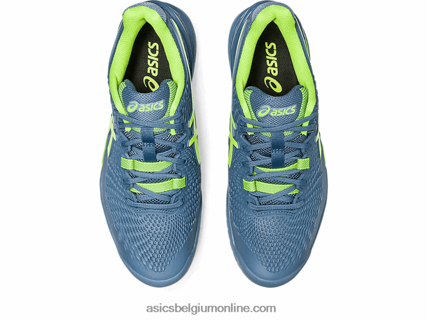 gel-resolutie 9 breed V6HXR2364 staalblauw/gevarengroen Asics