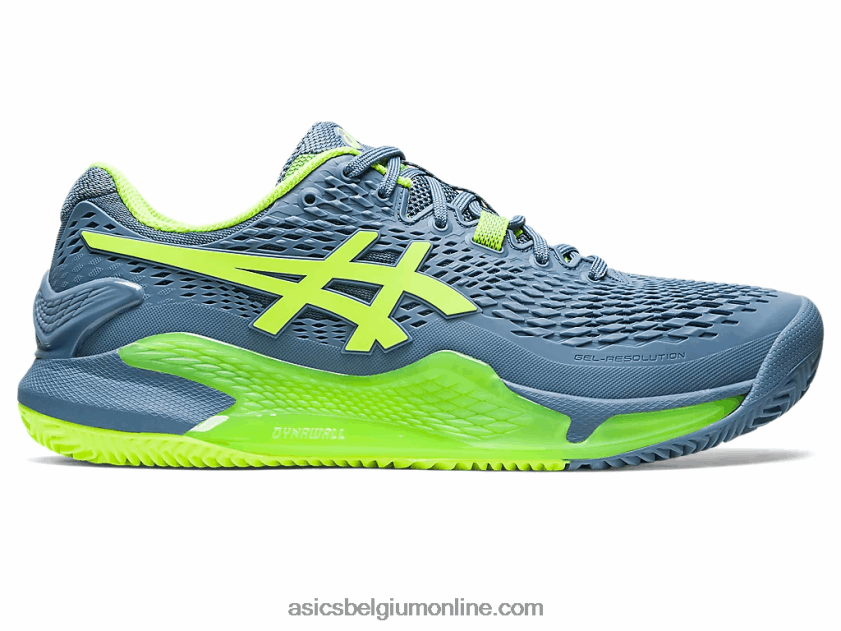 gel-resolutie 9 klei V6HXR2398 staalblauw/gevarengroen Asics