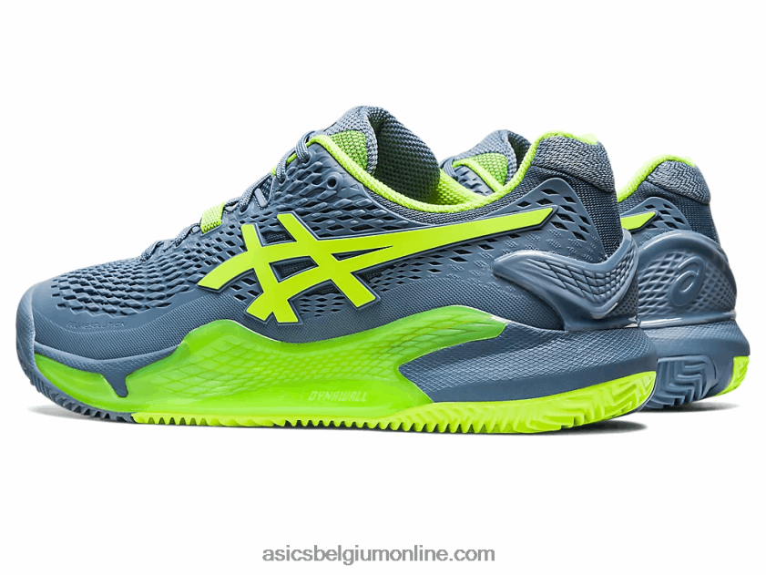 gel-resolutie 9 klei V6HXR2398 staalblauw/gevarengroen Asics