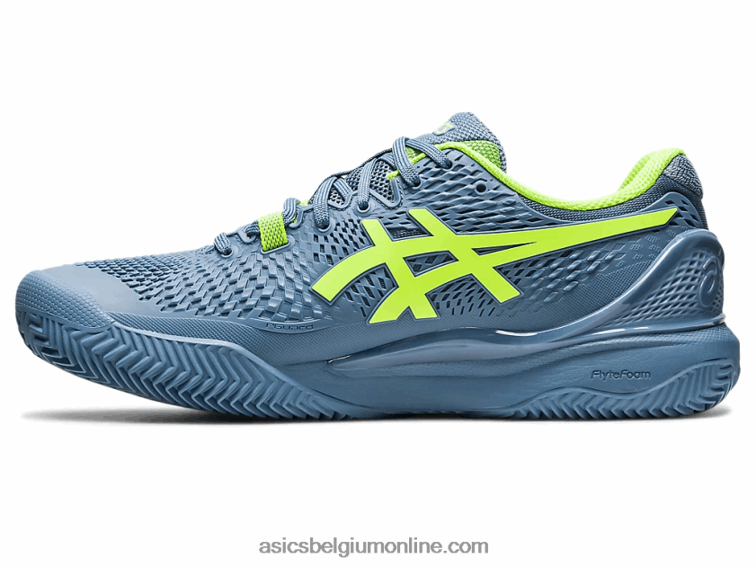 gel-resolutie 9 klei V6HXR2398 staalblauw/gevarengroen Asics