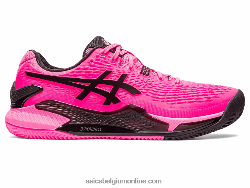 gel-resolutie 9 klei V6HXR249 felroze/zwart Asics