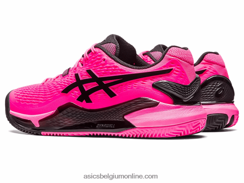 gel-resolutie 9 klei V6HXR249 felroze/zwart Asics
