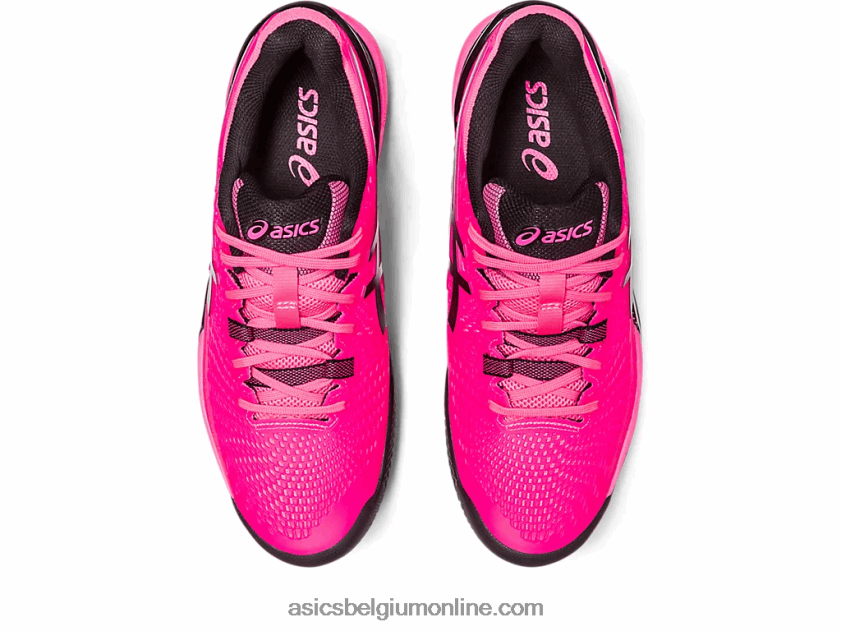 gel-resolutie 9 klei V6HXR249 felroze/zwart Asics