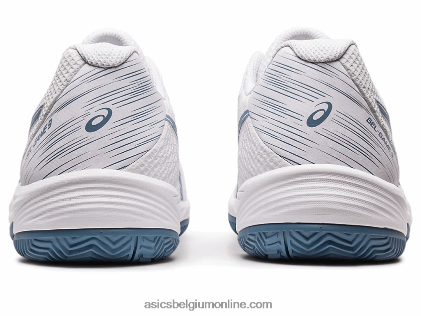 gel-spel 9 klei/oc V6HXR2439 wit/staalblauw Asics