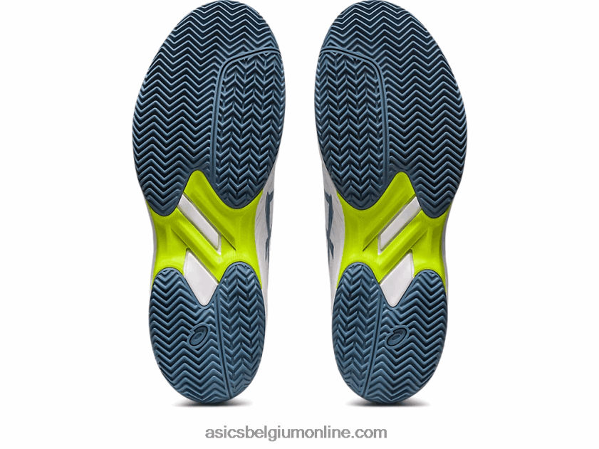 gel-spel 9 klei/oc V6HXR2439 wit/staalblauw Asics