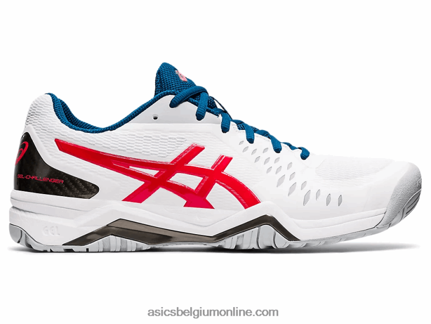 gelchallenger 12 V6HXR21949 wit/klassiek rood Asics