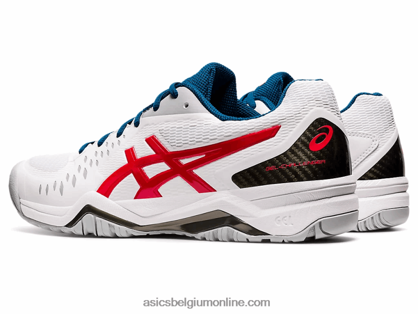gelchallenger 12 V6HXR21949 wit/klassiek rood Asics