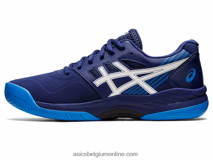 gelspel 8 V6HXR21149 duik blauw/wit Asics