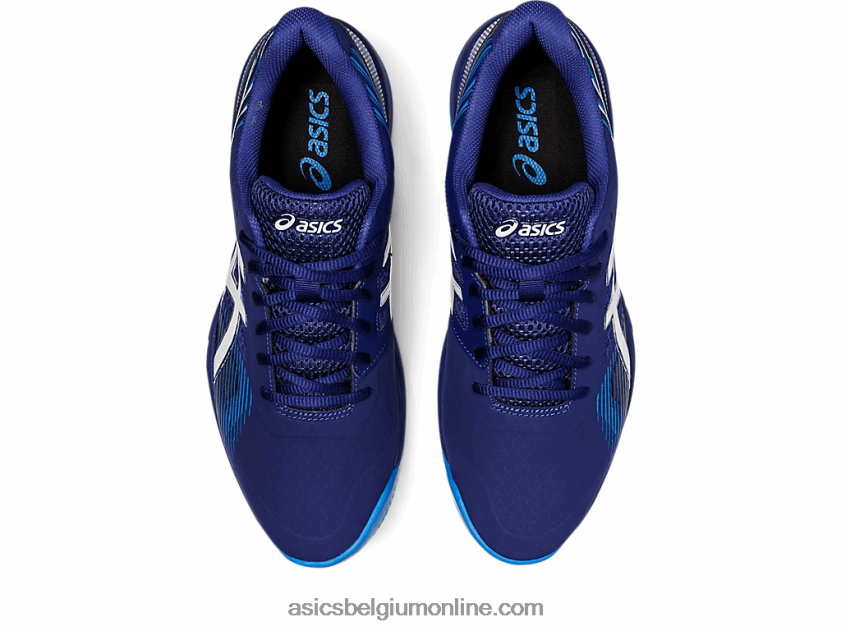 gelspel 8 V6HXR21149 duik blauw/wit Asics