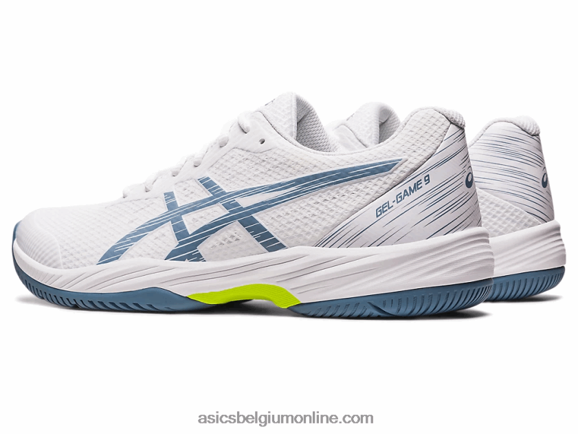 gelspel 9 V6HXR2410 wit/staalblauw Asics