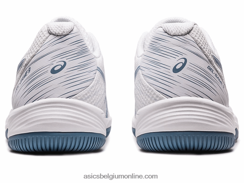 gelspel 9 V6HXR2410 wit/staalblauw Asics