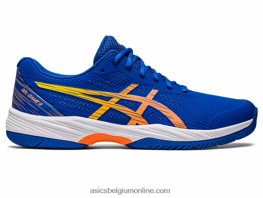 gelspel 9 V6HXR297 tonijnblauw/sunperzik Asics