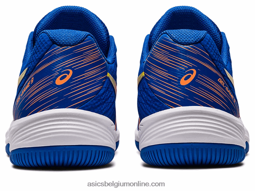 gelspel 9 V6HXR297 tonijnblauw/sunperzik Asics