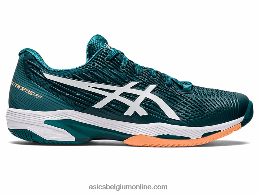 oplossingssnelheid ff 2 V6HXR21164 fluweel grenen/wit Asics