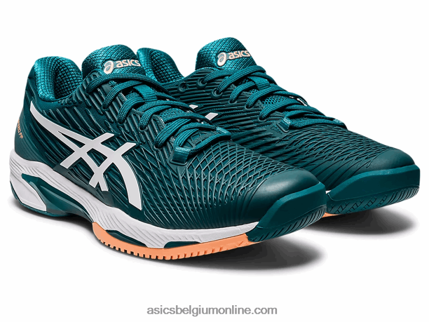 oplossingssnelheid ff 2 V6HXR21164 fluweel grenen/wit Asics