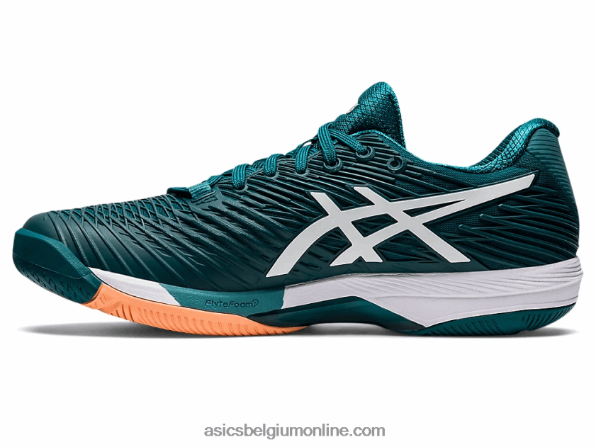 oplossingssnelheid ff 2 V6HXR21164 fluweel grenen/wit Asics