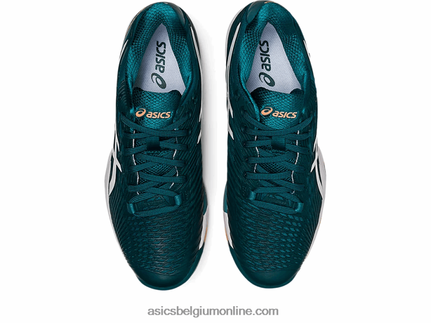 oplossingssnelheid ff 2 V6HXR21164 fluweel grenen/wit Asics