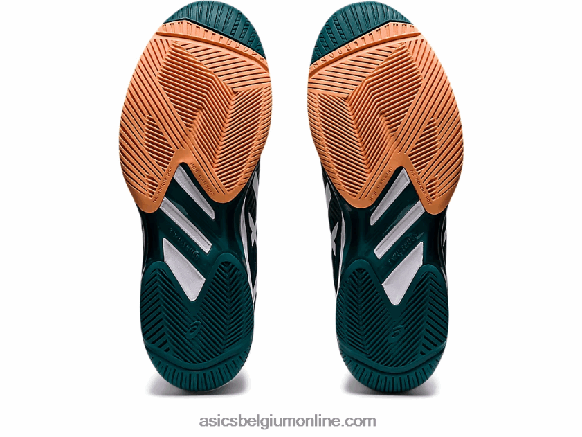 oplossingssnelheid ff 2 V6HXR21164 fluweel grenen/wit Asics