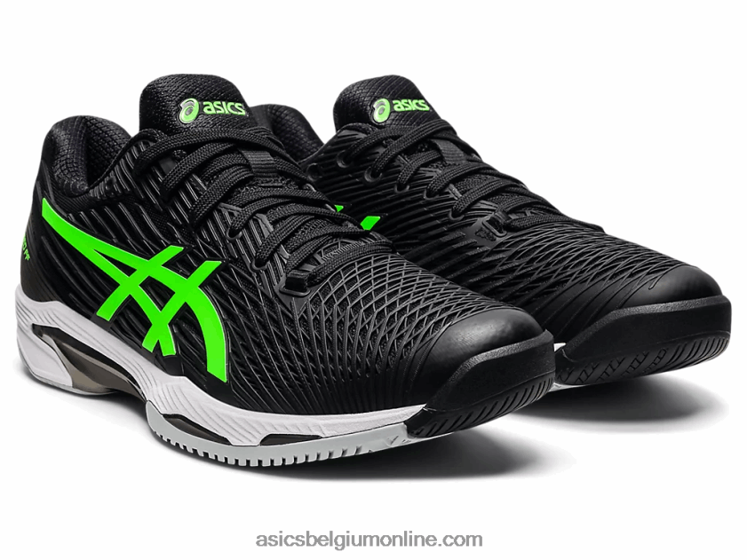oplossingssnelheid ff 2 V6HXR21541 zwart/groene gekko Asics