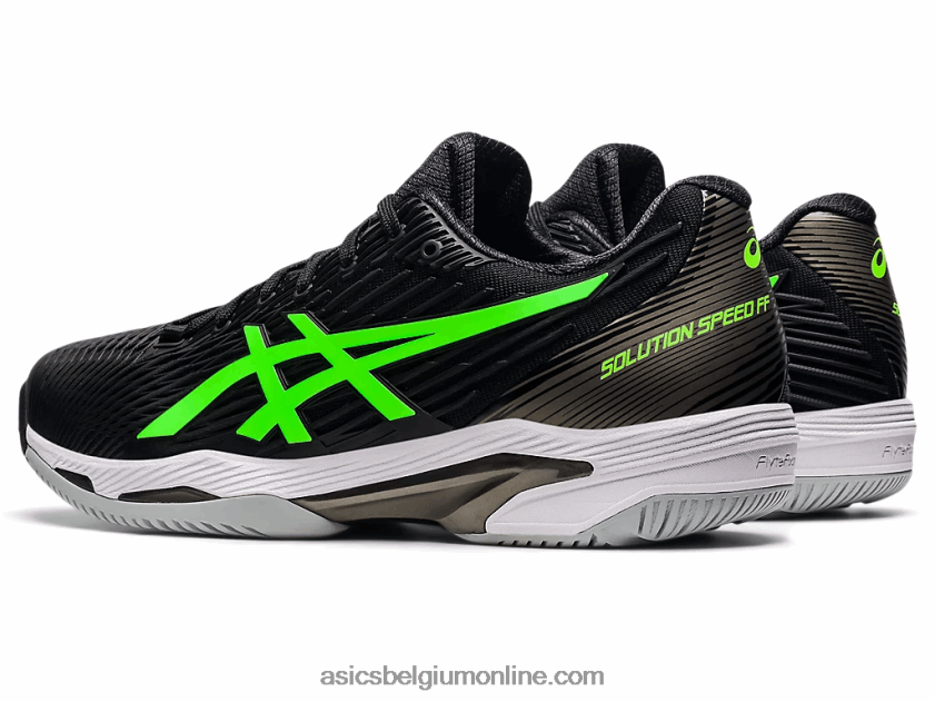 oplossingssnelheid ff 2 V6HXR21541 zwart/groene gekko Asics