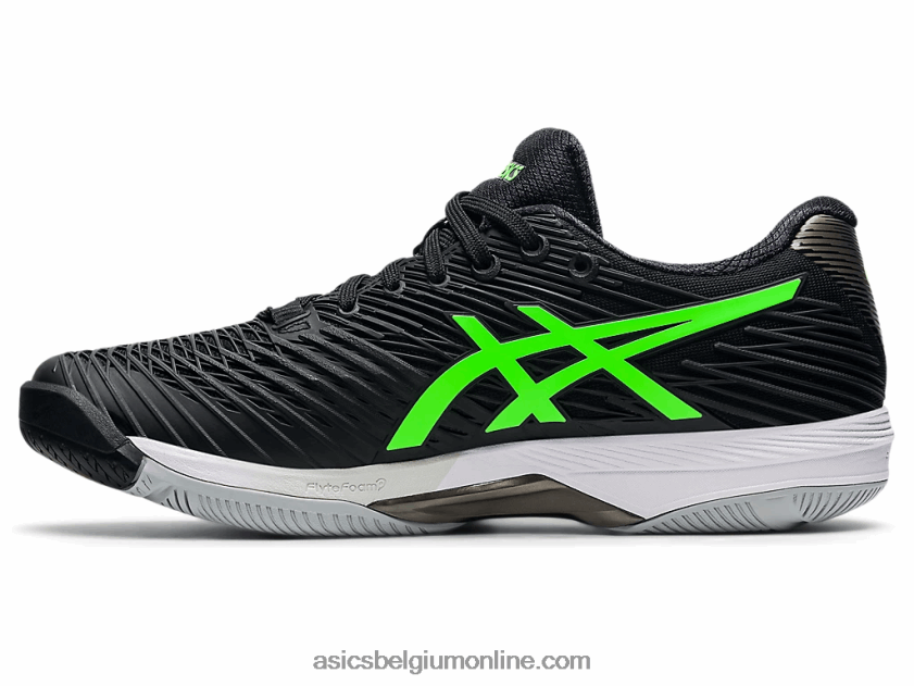 oplossingssnelheid ff 2 V6HXR21541 zwart/groene gekko Asics