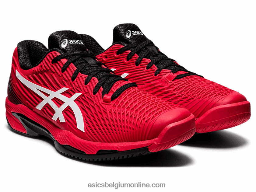 oplossingssnelheid ff 2 V6HXR21660 elektrisch rood/wit Asics