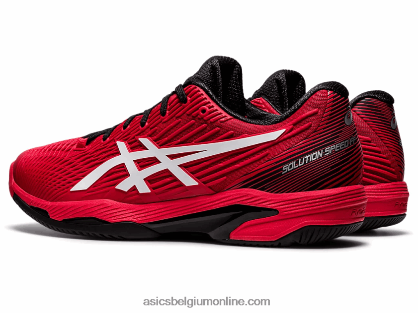 oplossingssnelheid ff 2 V6HXR21660 elektrisch rood/wit Asics