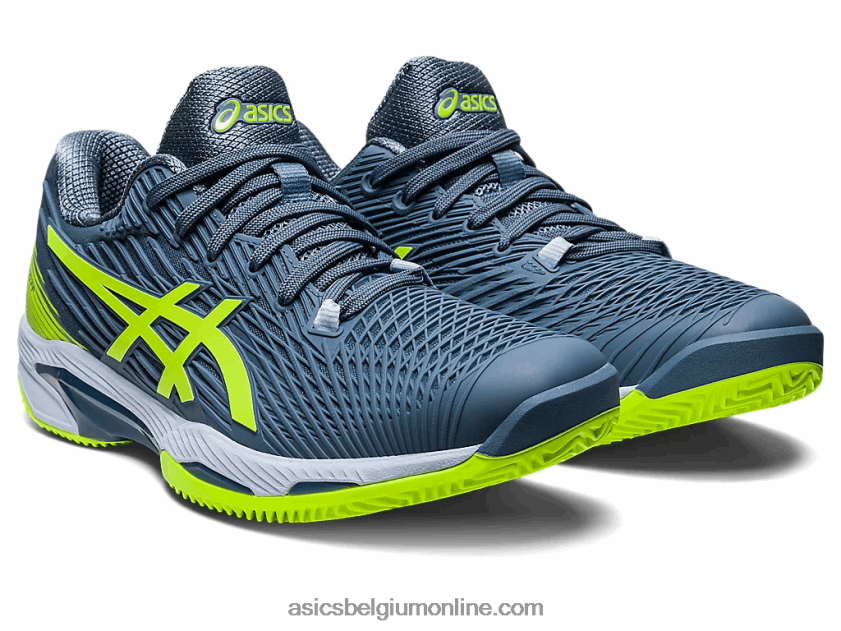 oplossingssnelheid ff 2 klei V6HXR2470 staalblauw/gevarengroen Asics